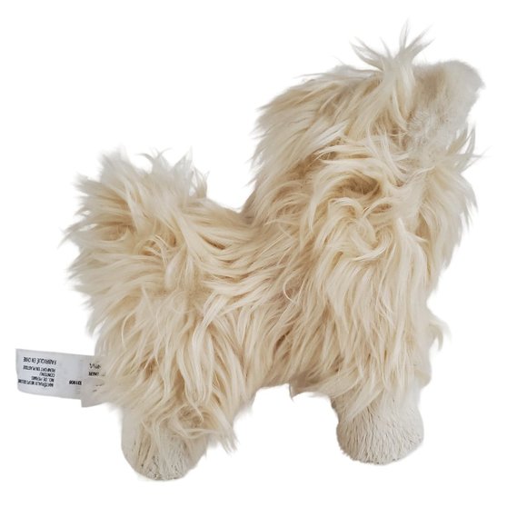 American Girl Doll White Dog Puppy Pomeranian Plush Stuffed Animal Posable Legs - Picture 5 of 10